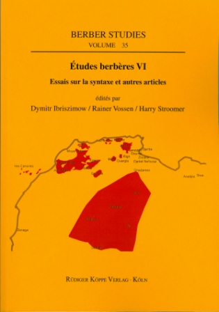 Études berbères VI – Essais sur la syntaxe et autres articles